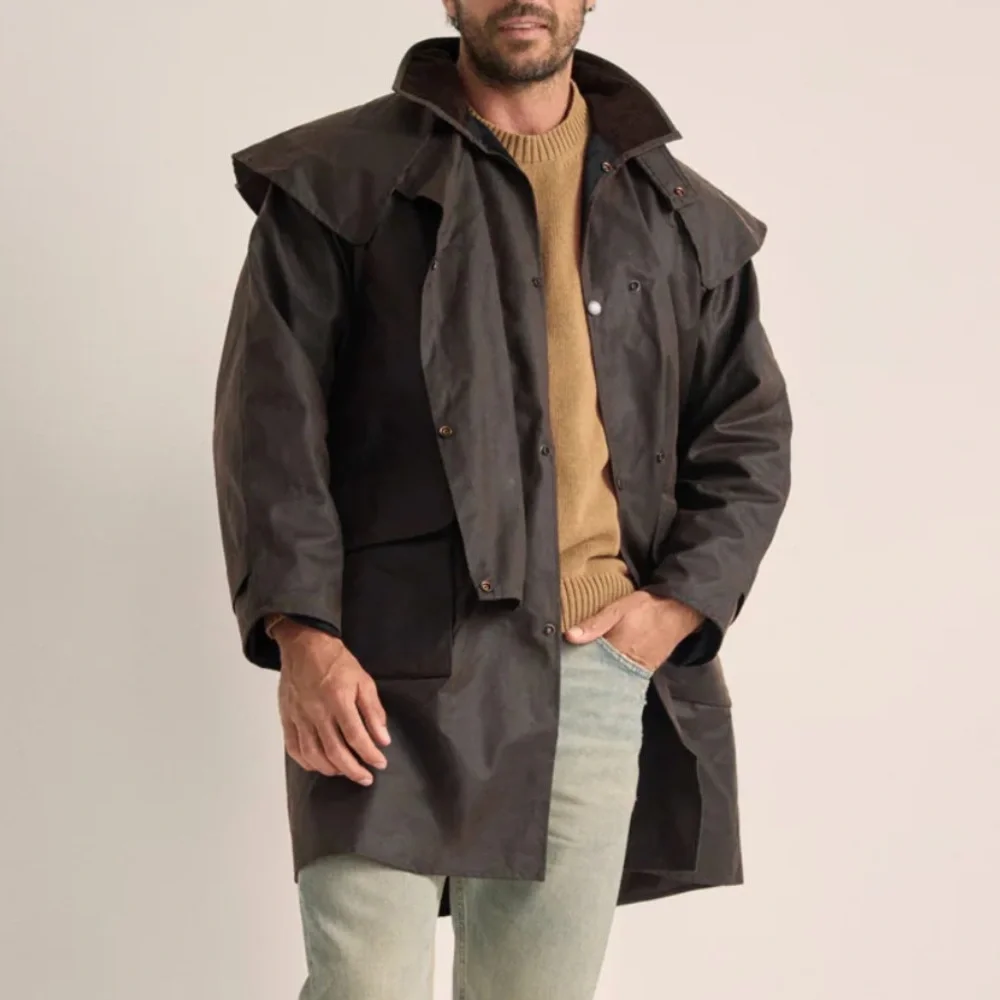 Driza-bone Australia Short Weatherall Coat with Sherpa Wool Liner | XS - Picture 1 of 11